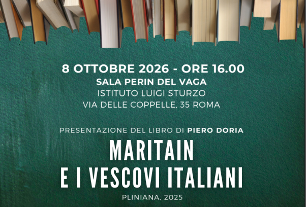 “Maritain e i vescovi italiani” – Presentazione volume di P. Doria 